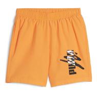 Short Orange Garçon Puma 679233 pas cher