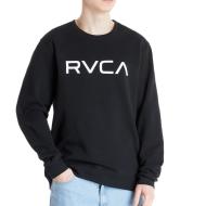 Sweat Noir Homme RVCA Big Crew pas cher