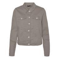 Veste en Jean Marron/Grise Femme VERO MODA Soya pas cher