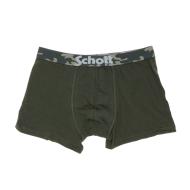 Boxer Kaki Homme Schott Ronald