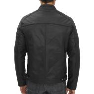 Veste Simili cuir Noir Homme Jack & Jones Jacket vue 2