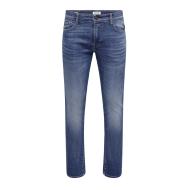 Jean Slim Bleu Foncé Homme ONLY & SONS  One Box pas cher