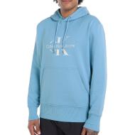 Sweat à capuche Bleu Homme Calvin Klein Jeans Disrupted J30J325429