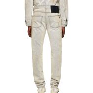 Jean Slim Blanc Homme Diesel Kras vue 2