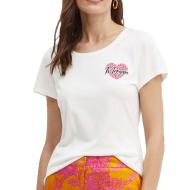 T-shirt Blanc Femme Morgan 241 DROD pas cher