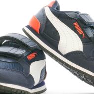 Baskets Marine Garçon Puma Runner vue 7