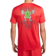 T-shirt de Sport Rouge Homme Nike Humor vue 2