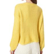 Pull Jaune Femme JDY Badut vue 2