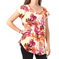 Top Rose à motifs Femme Only Nova pas cher