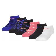 X6 Paires de Chaussettes Noir/Rose Fille Nike Nike Show pas cher