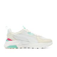 Baskets Blanches/Bleu/Rose Homme Puma Trinity Lite vue 2