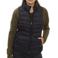 Doudoune Sans Manches Noir Femme Only Quilted