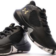 Chaussures de basketball Noires Garçon Under ArmourLockdown 6 vue 7