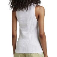 Débardeur Blanc Femme G-Star Raw D23093 vue 2