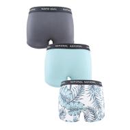 X3 Boxers Blanc/Bleu Homme Kaporal Tacos vue 2