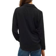 Blouse Noire Femme Vero Moda Malva vue 2