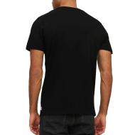 T-shirt Noir Homme Jack & Jones Basic V vue 2