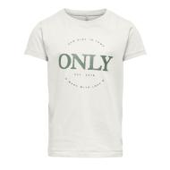 T-shirt Écru Fille Kids ONLY Kogwendy