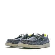 Chaussures Marine/Grise Garçon Hey Dude Wally Youth vue 6