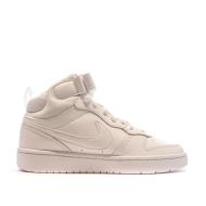 Baskets Blanche Enfant Nike Court Borough Mid 2 vue 2