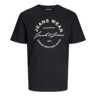 T-shirt Noir Garçon Jack & Jones 12264213 pas cher