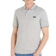 Polo Gris Homme Calvin Klein Jeans Stretch Pique pas cher