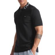 Polo Noir Homme Calvin Klein Jeans Pique Embroi