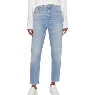 Jean Droit Bleu Clair Femme Tommy Hilfiger Izzie pas cher