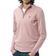 Pull 1/4 Zip Rose Homme Teddy Smith Marty 2 pas cher