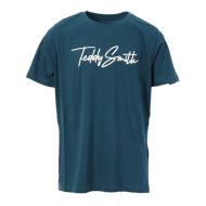 T-shirt Bleu Turquoise Garçon Teddy Smith Evan