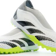 Chaussures de foot Blanc/Vert Homme Predator Accuracy.3 TF vue 7