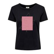 T-shirt Noir/Rose Femme JDY Life