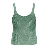 Top Crochet Vert Femme Jdy 15226348 vue 2