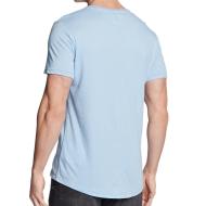 T-shirt Bleu Clair Homme Tommy Jeans Slim Jaspe vue 2