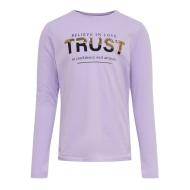 T-shirt Mauve Fille Only Bright ML pas cher