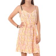 Robe Rose/Jaune Femme Vero Moda Easy Singlet