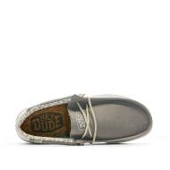 Chaussures Grises Homme Hey Dude Wally Break Stitch vue 4