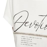 T-shirt Blanc Femme Morgan Devoti vue 3