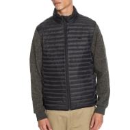 Doudoune Bi-Matière Noire Homme Quiksilver Scaller pas cher