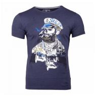 T-shirt Marine Homme La Maison Blaggio Mentor