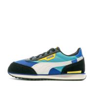 Baskets Noires/Bleu Garçon Puma Future Rider pas cher