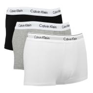 x3 Boxers Noir/Gris/Blanc Homme Calvin Klein Rise pas cher