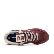 Baskets Bordeaux Femme New Balance 574 vue 4