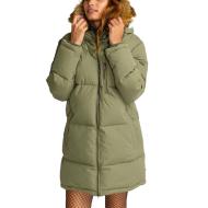 Parka Vert Femme Billabong Crush pas cher