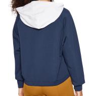 Sweat capuche Marine Femme Fila Burgos Copped Hoody vue 2