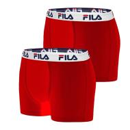 Lot de 2 Boxers Rouge Homme Fila FU5016 pas cher