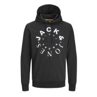 Sweat à Capuche Noir Homme Jack & Jones Warrior