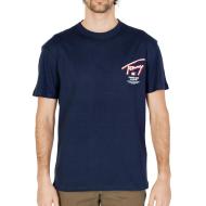 T-shirt Marine Homme Tommy Hilfiger DM0DM18574