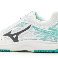 Chaussures de tennis Blanc/Bleu Femme Mizuno Breakshot vue 7