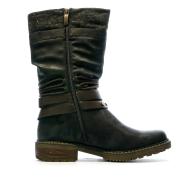 Bottes Noir Femme Relife Greffey vue 2